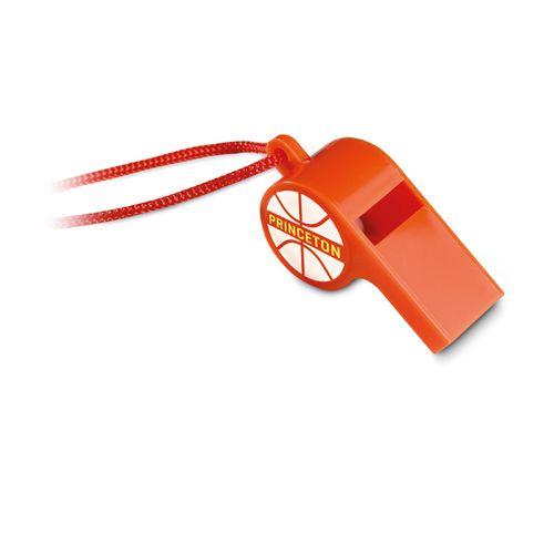 Achat Sifflet avec collier sécurisé - orange