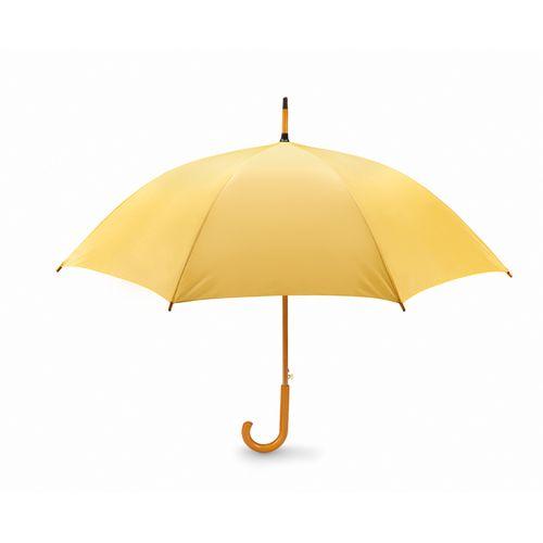 Achat Parapluie avec poignée en bois - jaune