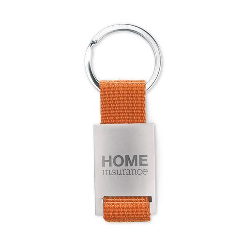 Achat Porte-clés rectangulaire - orange
