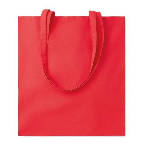 Achat Sac shopping coton 105gr/m² - rouge