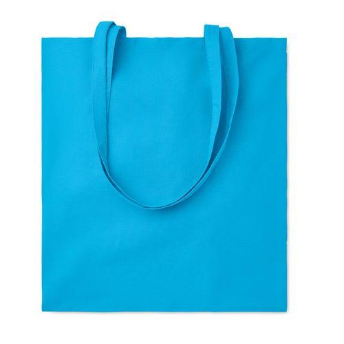 Achat Sac shopping coton 105gr/m² - turquoise