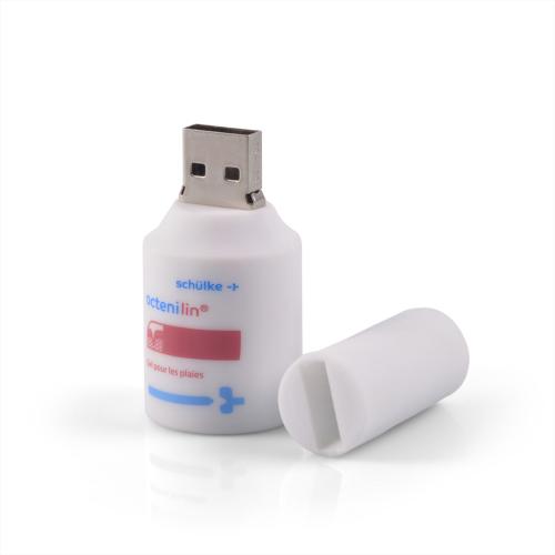Achat CLES USB PVC SOUPLE 2D et/ou 3D - couleurs pantone