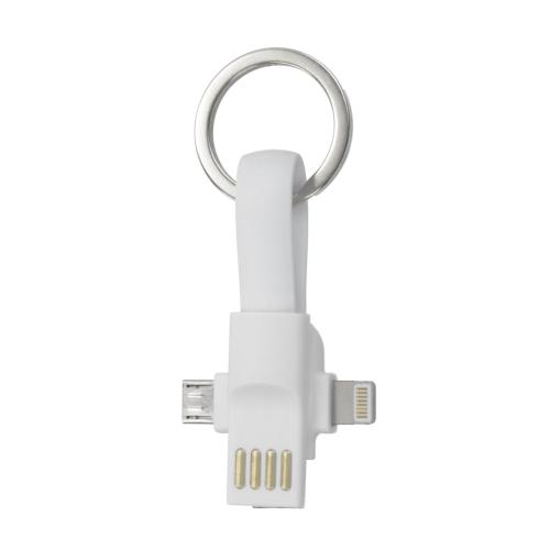 Achat CABLE USB 3 EN 1 - blanc