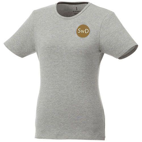Achat T-shirt bio manches courtes femme Balfour - gris mélangé