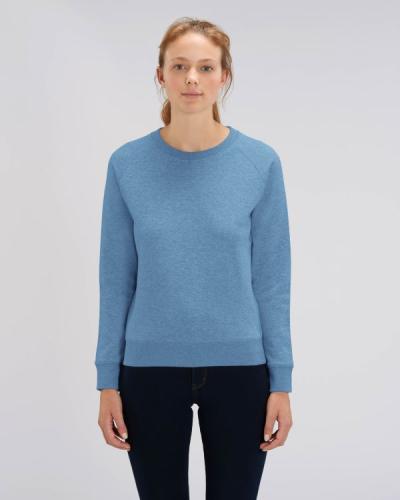 Achat Stella Tripster - Le sweat-shirt col rond iconique femme  - Mid Heather Blue