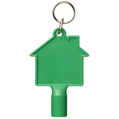 Achat Clé de compteur en forme de maison avec porte-clés Maximilia - vert