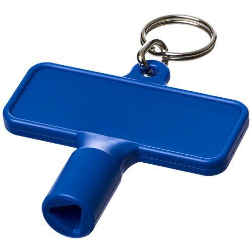 Achat Porte-clés Maximilian pour clé utilitaire universelle rectangulaire  - bleu