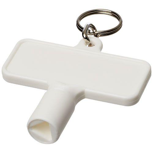 Achat Porte-clés Maximilian pour clé utilitaire universelle rectangulaire  - blanc