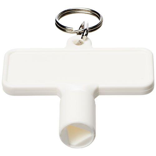 Achat Porte-clés Maximilian pour clé utilitaire universelle rectangulaire  - blanc