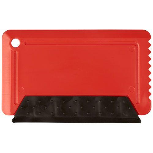 Achat Grattoir à glace taille carte de crédit avec gomme Freeze - rouge