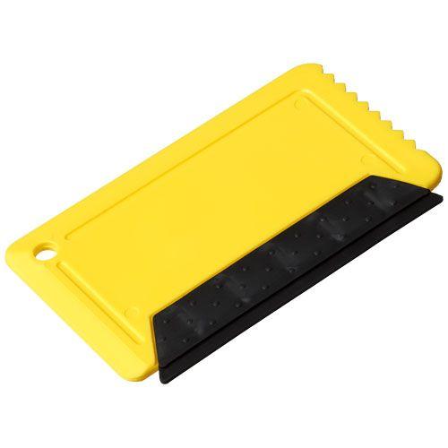 Achat Grattoir à glace taille carte de crédit avec gomme Freeze - jaune