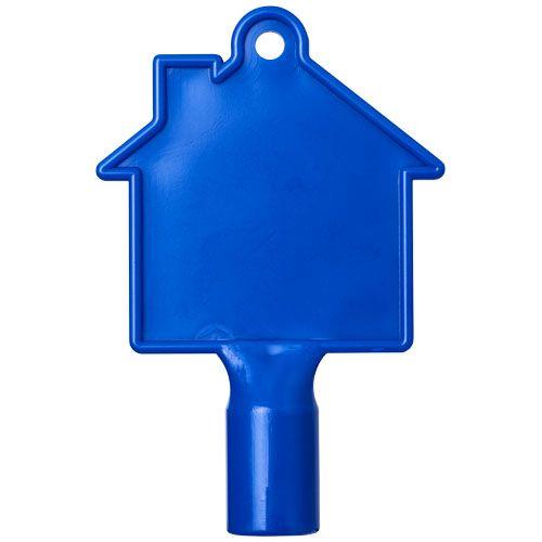 Achat Clé de compteur Maximilian en forme de maison - bleu
