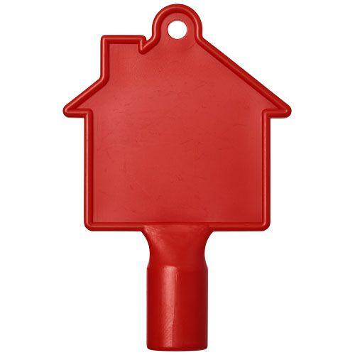 Achat Clé de compteur Maximilian en forme de maison - rouge