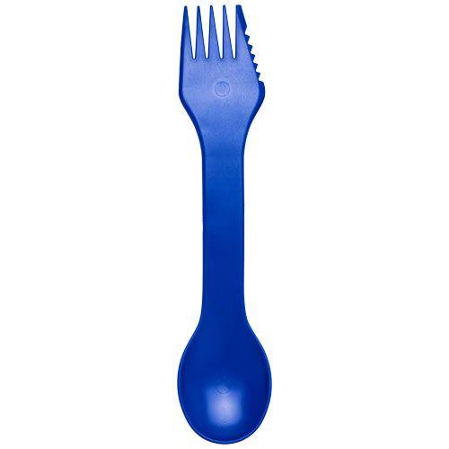 Achat Outil 3-en-1 Epsy avec cuillère, fourchette et couteau - bleu