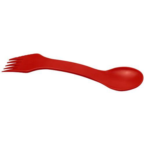 Achat Outil 3-en-1 Epsy avec cuillère, fourchette et couteau - rouge