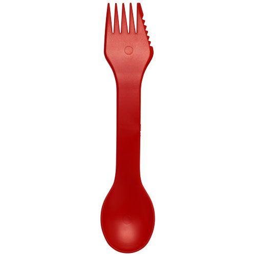 Achat Outil 3-en-1 Epsy avec cuillère, fourchette et couteau - rouge