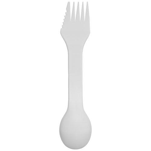 Achat Outil 3-en-1 Epsy avec cuillère, fourchette et couteau - blanc