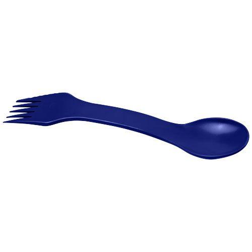 Achat Outil 3-en-1 Epsy avec cuillère, fourchette et couteau - bleu marine