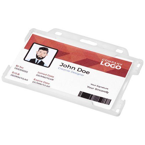 Achat Porte-cartes Vega en plastique - blanc translucide