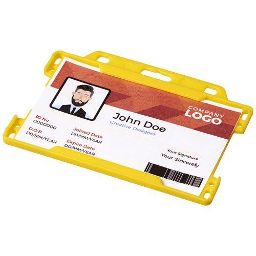 Achat Porte-cartes Vega en plastique - jaune