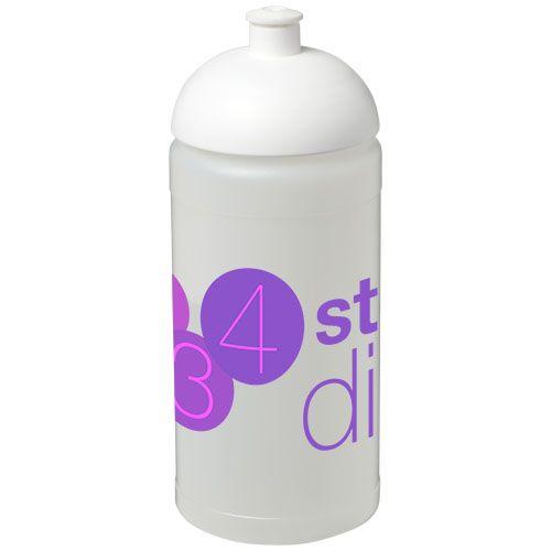Achat Bouteille de sport Baseline® Plus 500 ml avec couvercle dôme - blanc translucide
