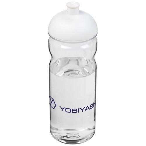Achat Bouteille de sport H2O Base Tritan™ 650 ml avec couvercle dô - blanc translucide