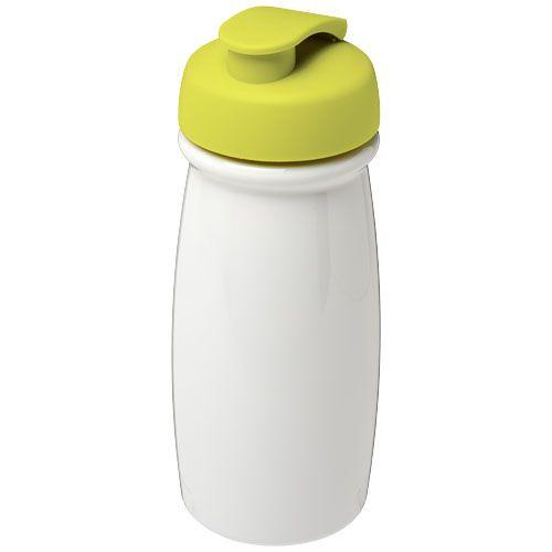 Achat Bouteille de sport H2O Pulse® 600 ml avec couvercle à clapet - vert citron