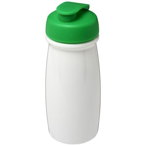 Achat Bouteille de sport H2O Pulse® 600 ml avec couvercle à clapet - vert