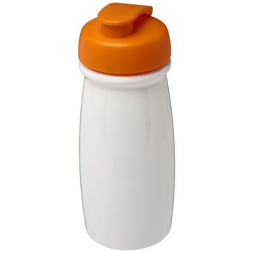 Achat Bouteille de sport H2O Pulse® 600 ml avec couvercle à clapet - orange
