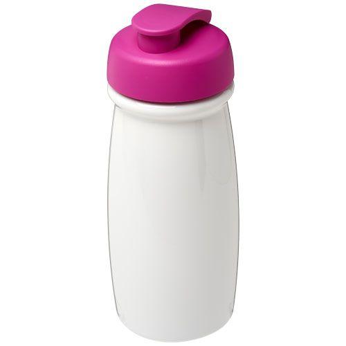 Achat Bouteille de sport H2O Pulse® 600 ml avec couvercle à clapet - rose