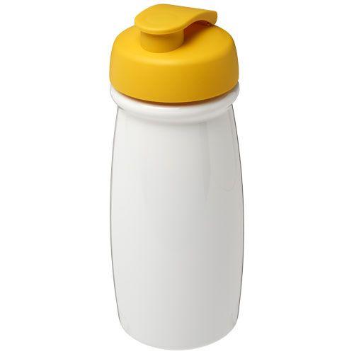 Achat Bouteille de sport H2O Pulse® 600 ml avec couvercle à clapet - jaune