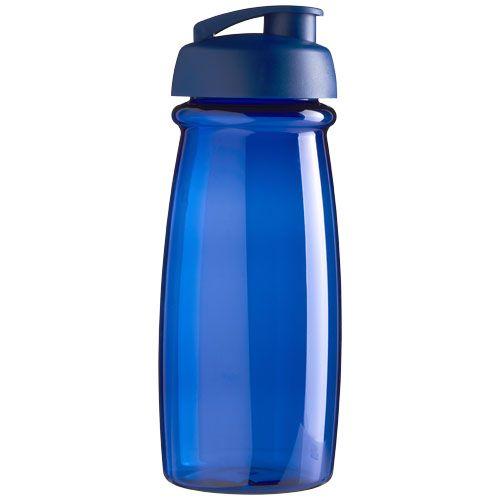 Achat Bouteille de sport H2O Pulse® 600 ml avec couvercle à clapet - bleu