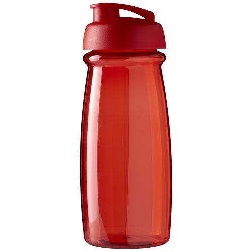 Achat Bouteille de sport H2O Pulse® 600 ml avec couvercle à clapet - rouge
