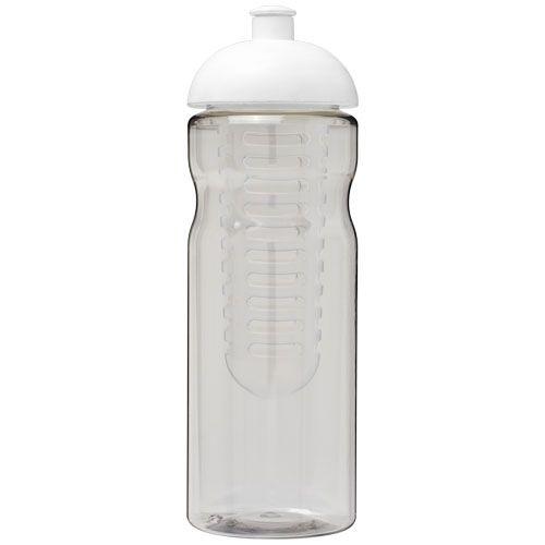 Achat Bidon et infuseur H2O Base® 650 ml avec couvercle dôme - blanc translucide