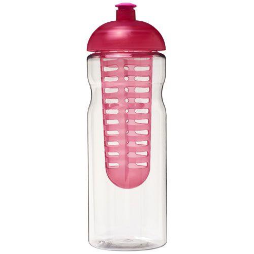 Achat Bidon et infuseur H2O Base® 650 ml avec couvercle dôme - rose