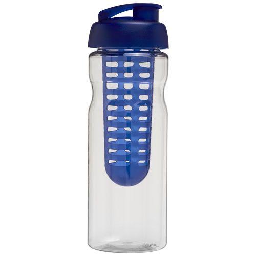 Achat Bouteille de sport et infuseur H2O Base® 650 ml avec couverc - bleu