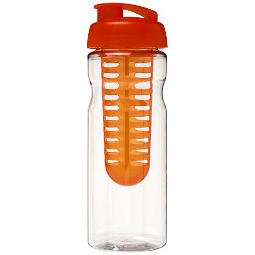 Achat Bouteille de sport et infuseur H2O Base® 650 ml avec couverc - orange