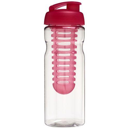 Achat Bouteille de sport et infuseur H2O Base® 650 ml avec couverc - rose