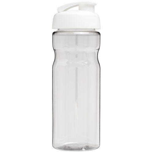 Achat Bouteille de sport H2O Base® 650 ml avec couvercle à clapet - blanc translucide