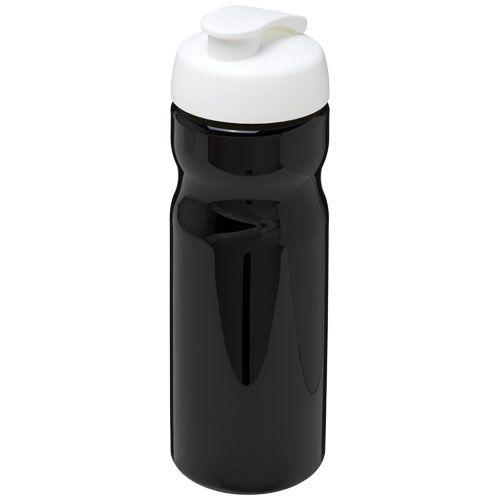 Achat Bouteille de sport H2O Base® 650 ml avec couvercle à clapet - noir