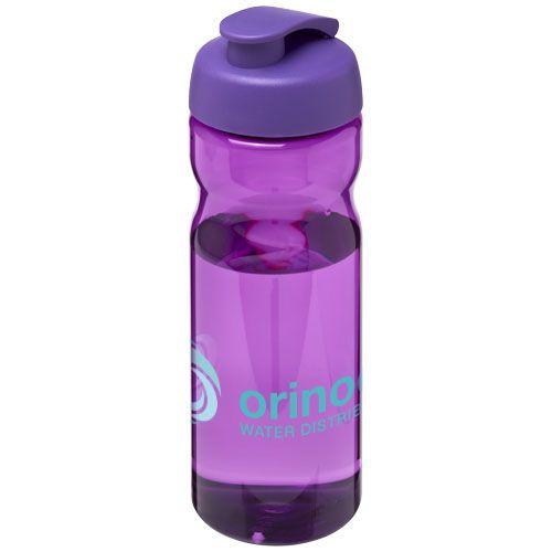 Achat Bouteille de sport H2O Base® 650 ml avec couvercle à clapet - violet