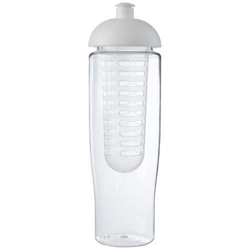 Achat Bidon et infuseur H2O Tempo® 700 ml avec couvercle dôme - blanc translucide