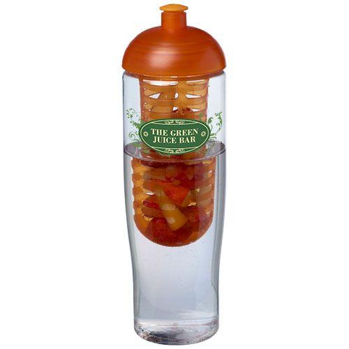 Achat Bidon et infuseur H2O Tempo® 700 ml avec couvercle dôme - orange