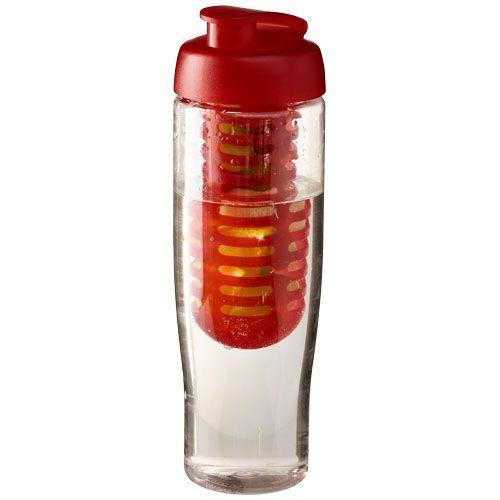 Achat Bouteille de sport et infuseur H2O Tempo® 700 ml avec couver - rouge