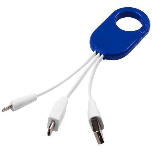 Achat Câble de recharge 3-en-1 Troop - bleu royal