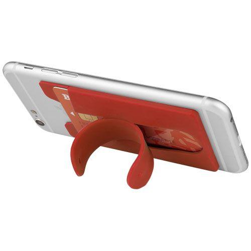 Achat Écouteurs et porte-carte en silicone Wired - rouge