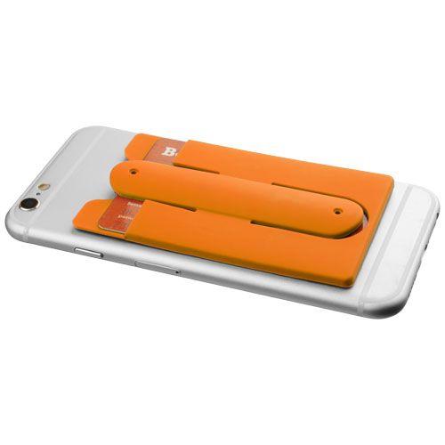 Achat Écouteurs et porte-carte en silicone Wired - orange