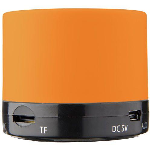 Achat Haut-parleur Bluetooth® cylindrique Duck revêtement gomme - orange