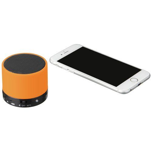 Achat Haut-parleur Bluetooth® cylindrique Duck revêtement gomme - orange