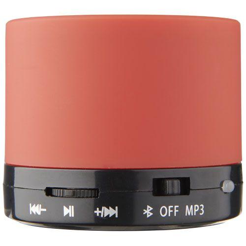 Achat Haut-parleur Bluetooth® cylindrique Duck revêtement gomme - rouge